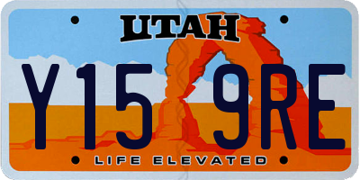 UT license plate Y159RE