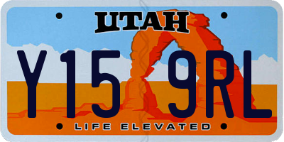UT license plate Y159RL