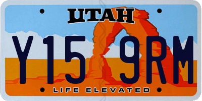 UT license plate Y159RM