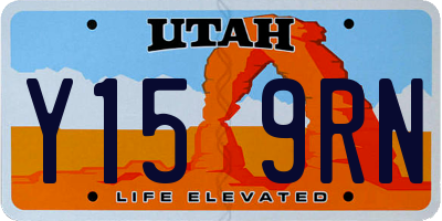 UT license plate Y159RN