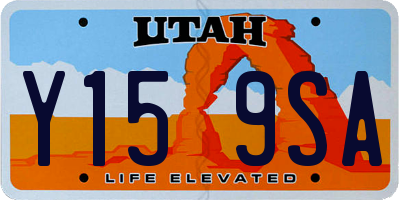 UT license plate Y159SA