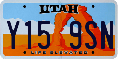 UT license plate Y159SN