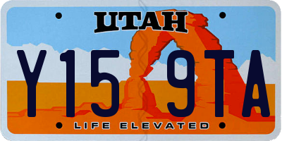 UT license plate Y159TA