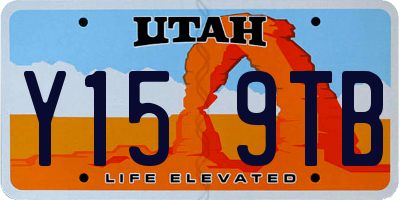 UT license plate Y159TB