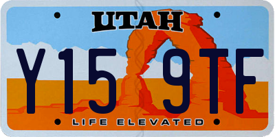 UT license plate Y159TF