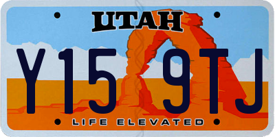 UT license plate Y159TJ