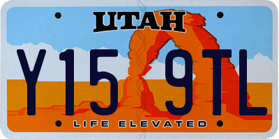 UT license plate Y159TL