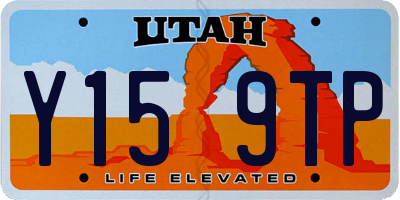 UT license plate Y159TP