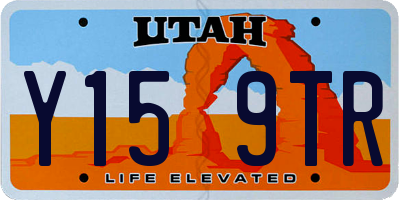 UT license plate Y159TR