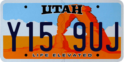 UT license plate Y159UJ