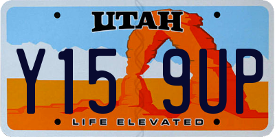 UT license plate Y159UP