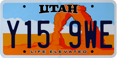 UT license plate Y159WE