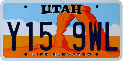 UT license plate Y159WL