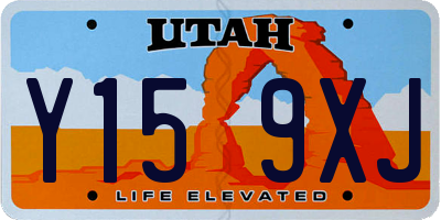 UT license plate Y159XJ
