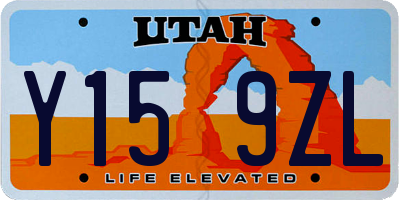 UT license plate Y159ZL