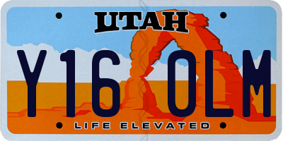 UT license plate Y160LM