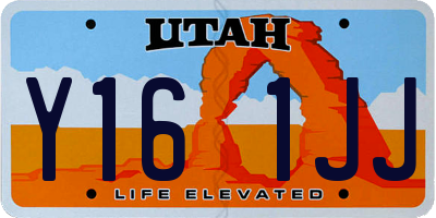 UT license plate Y161JJ