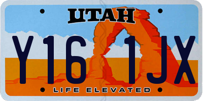 UT license plate Y161JX