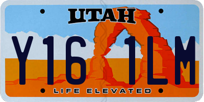 UT license plate Y161LM