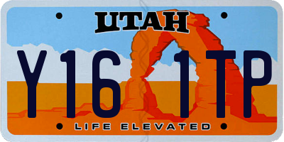 UT license plate Y161TP