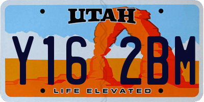 UT license plate Y162BM