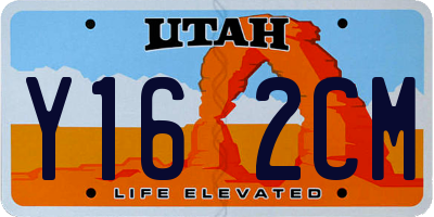 UT license plate Y162CM