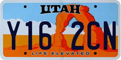 UT license plate Y162CN
