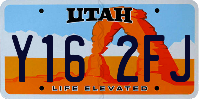 UT license plate Y162FJ