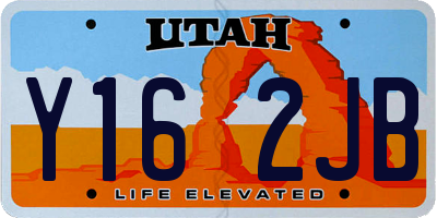 UT license plate Y162JB