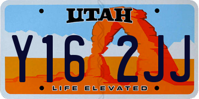 UT license plate Y162JJ