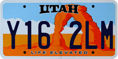UT license plate Y162LM