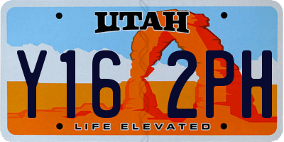 UT license plate Y162PH