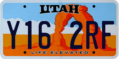 UT license plate Y162RF
