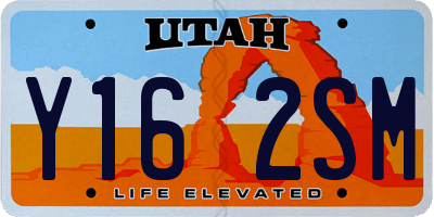 UT license plate Y162SM