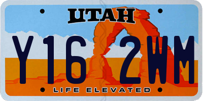 UT license plate Y162WM
