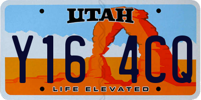 UT license plate Y164CQ