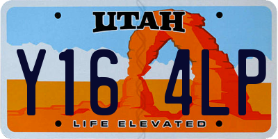 UT license plate Y164LP
