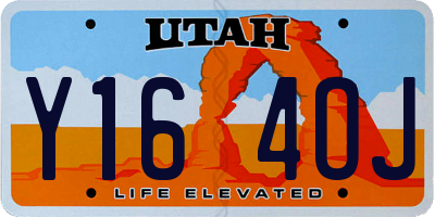 UT license plate Y164OJ