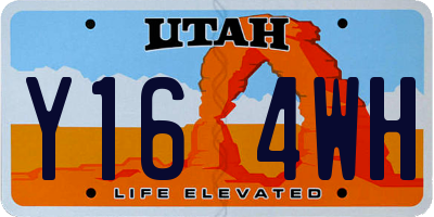 UT license plate Y164WH