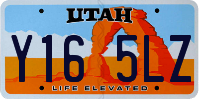 UT license plate Y165LZ