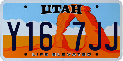 UT license plate Y167JJ