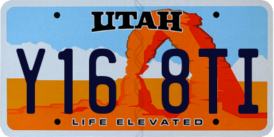 UT license plate Y168TI