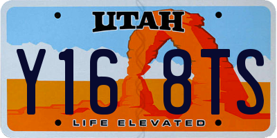 UT license plate Y168TS