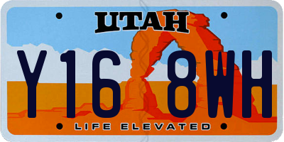 UT license plate Y168WH