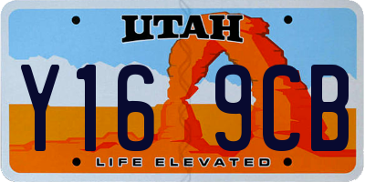 UT license plate Y169CB