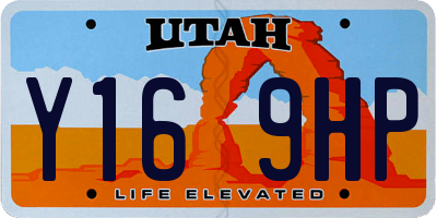 UT license plate Y169HP