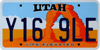 UT license plate Y169LE