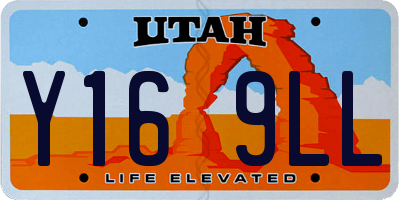 UT license plate Y169LL