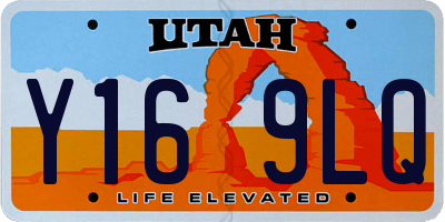 UT license plate Y169LQ