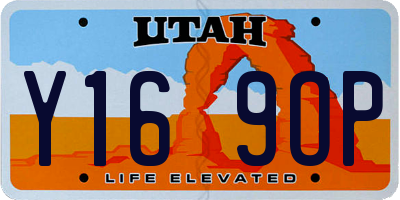 UT license plate Y169OP